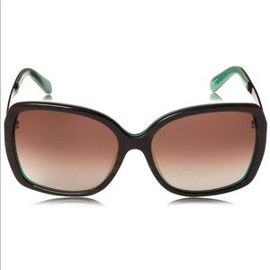 KATE SPADE Darilynn Womens Jade & Brown Sunglasses